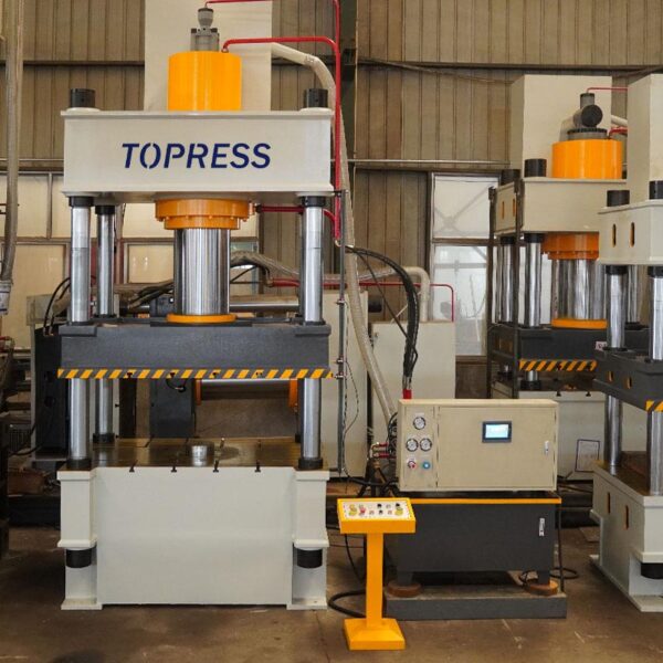Prensa hidráulica para prensar chapas de metal de 200 toneladas | Prensa de tres vigas y cuatro columnas serie YQ32